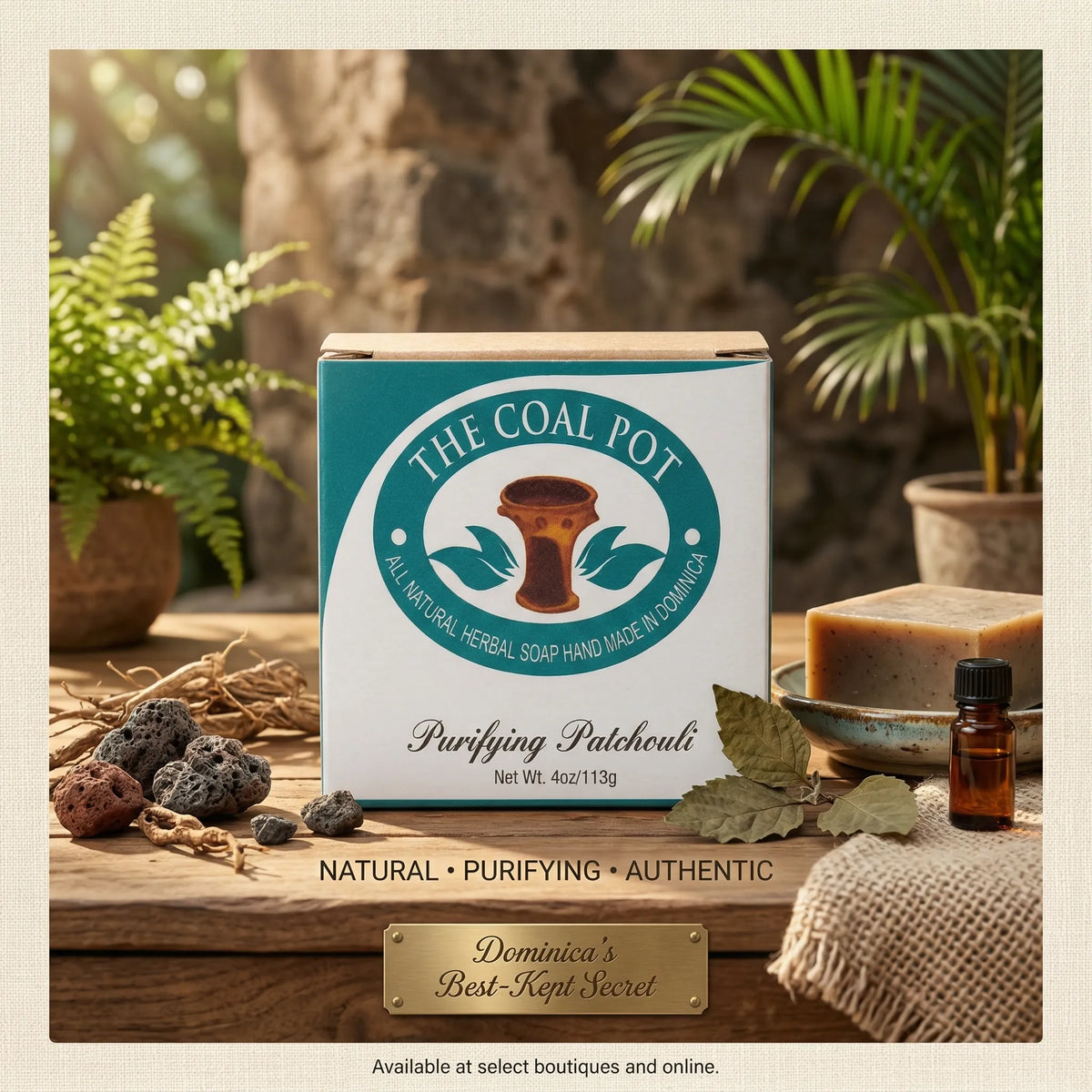 Bath Soaps/Coal Pot