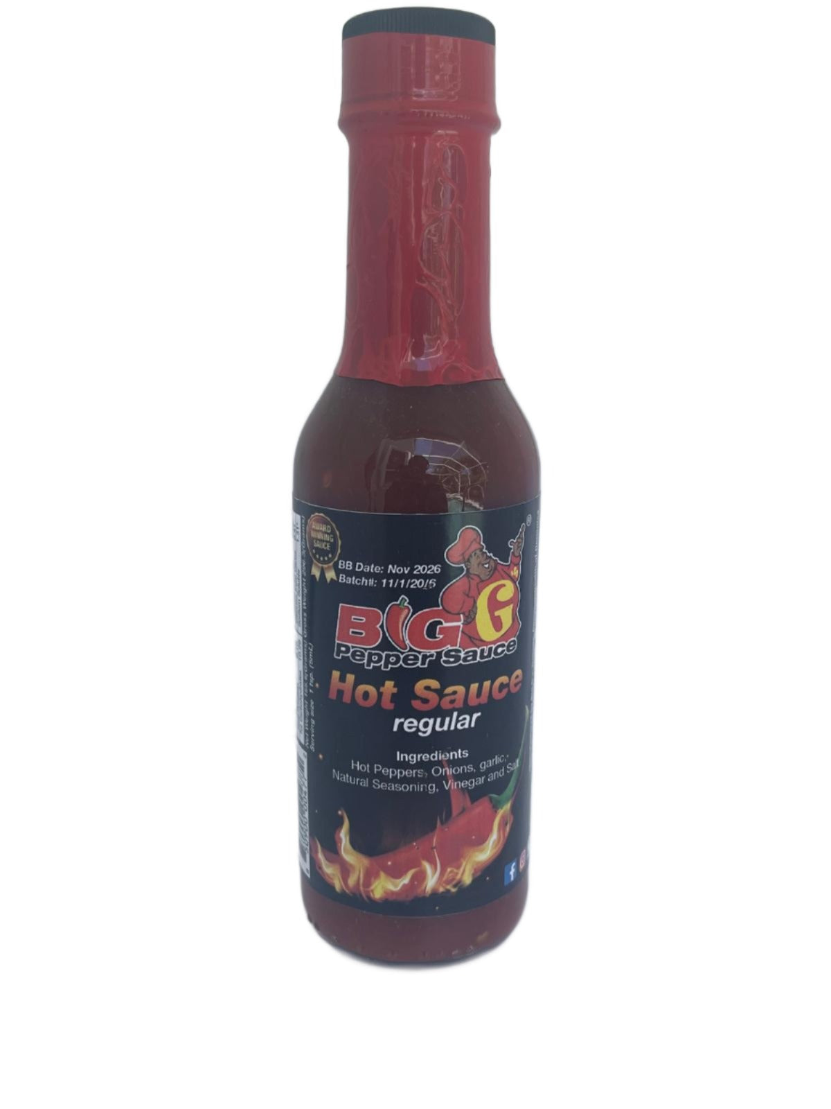 Big G Hot Sauces 155.6G (Turmeric, Garlic and Roasted Pepper)
