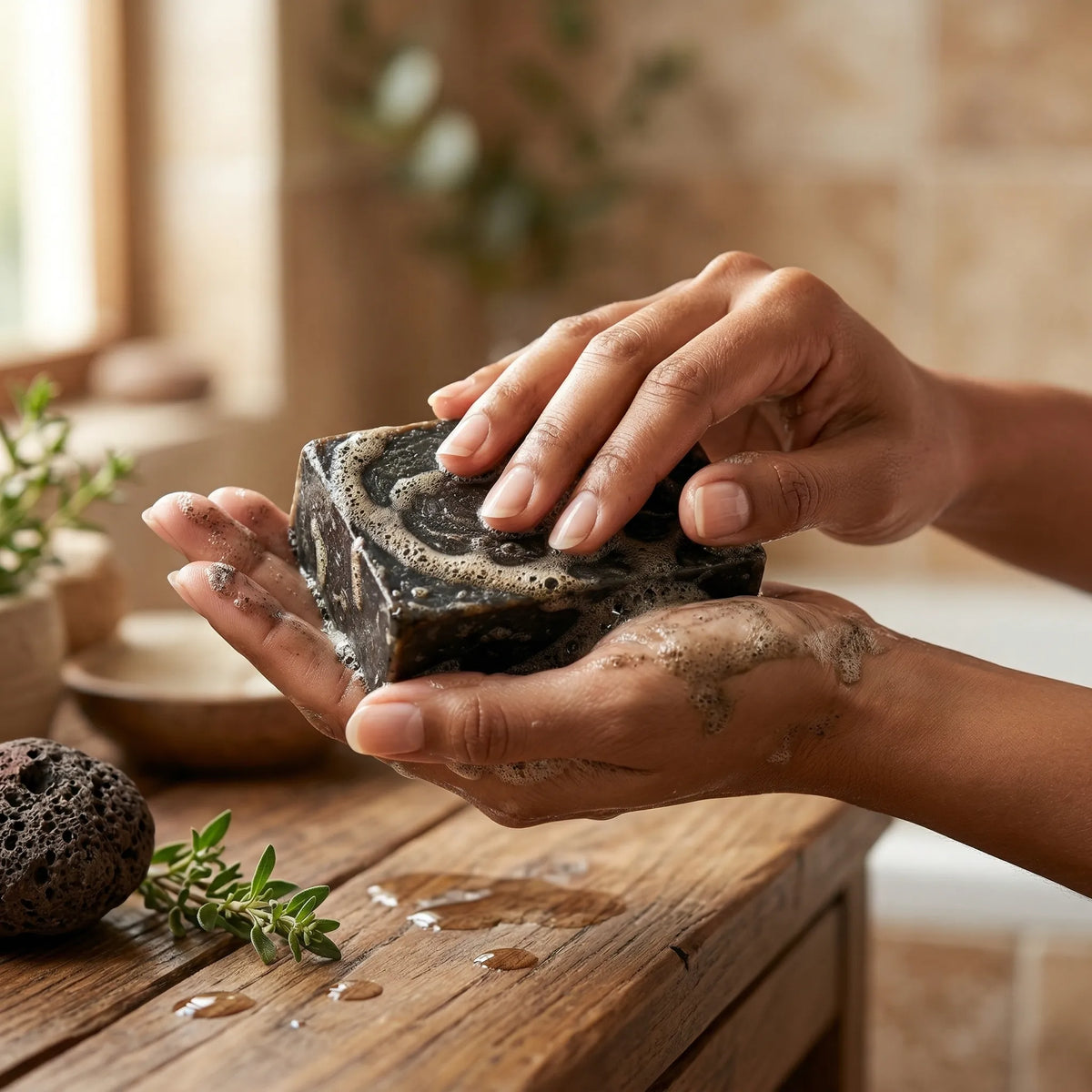 Bath Soaps/Coal Pot