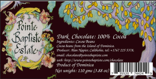 Dark Chocolate110g (Pointe Baptist Estate)