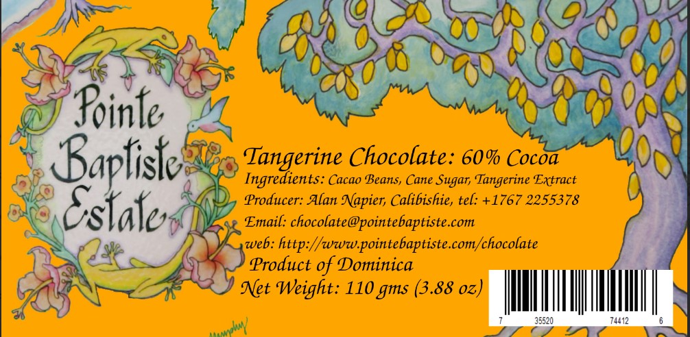 Dark Chocolate110g (Pointe Baptist Estate)