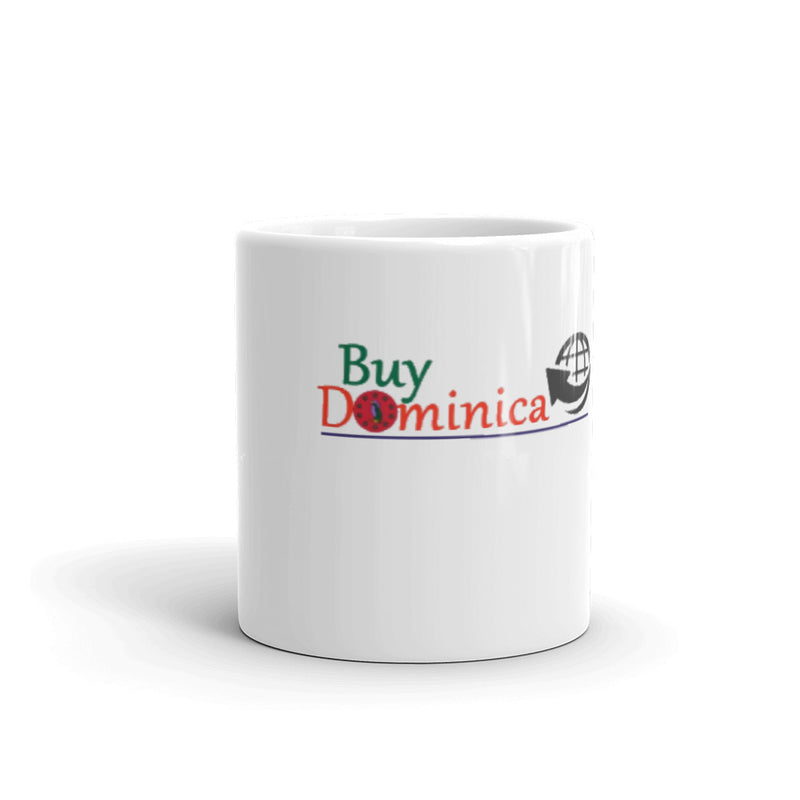 White glossy mug - Buydominicaonline.com Mug