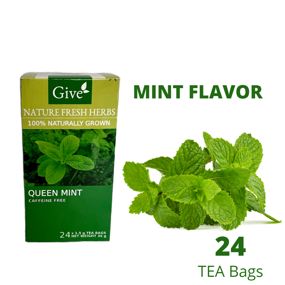 100% Naturally Grown Teas by Give