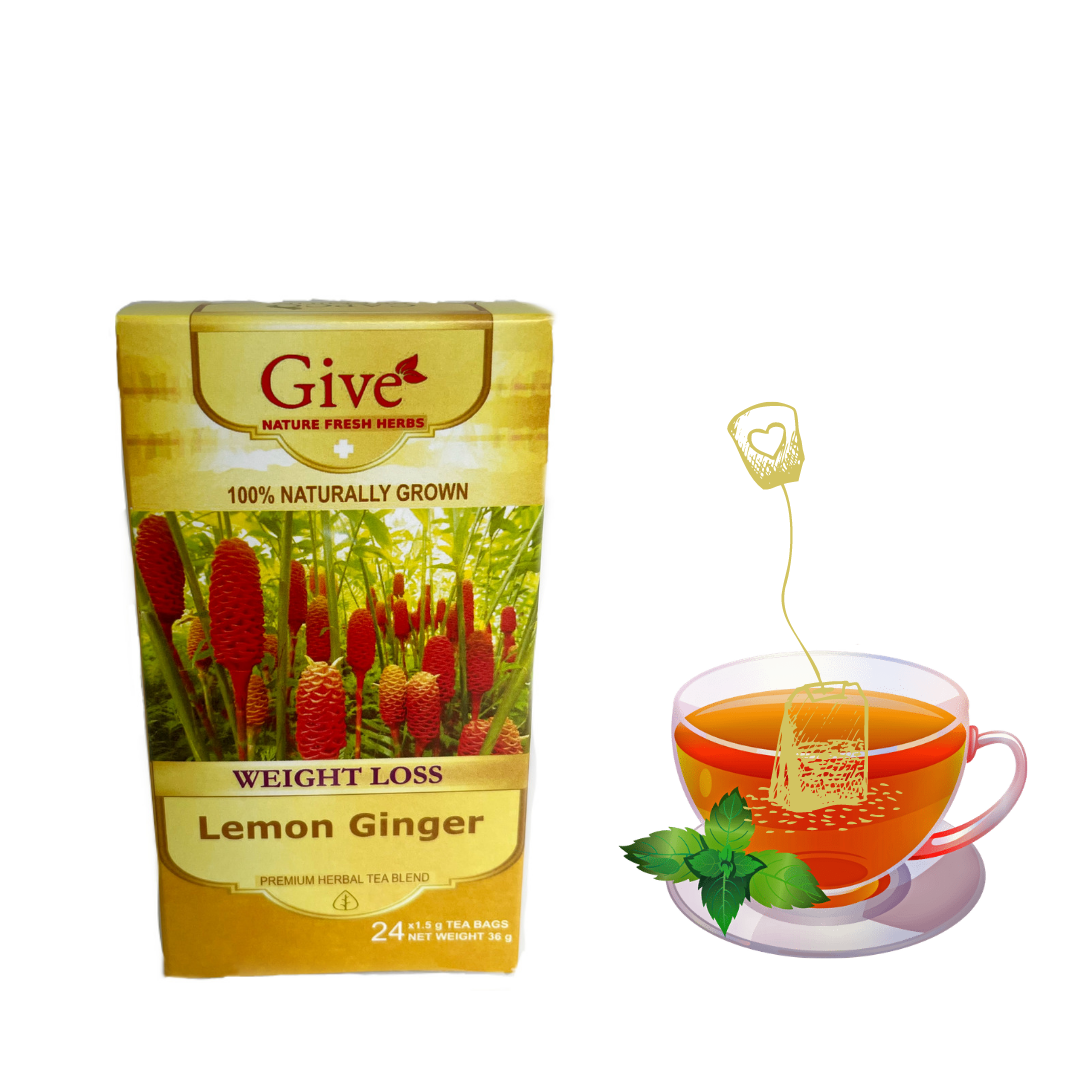 100% Naturally Grown Teas by Give