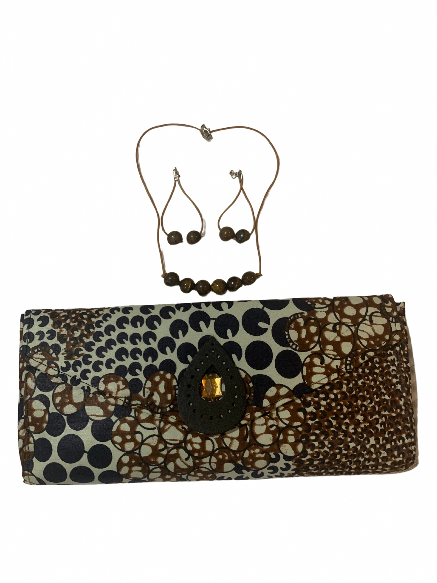 Necklace sets and Clutch/Rosemond's Creole Sewing Shop freeshipping - Buydominicaonline.com