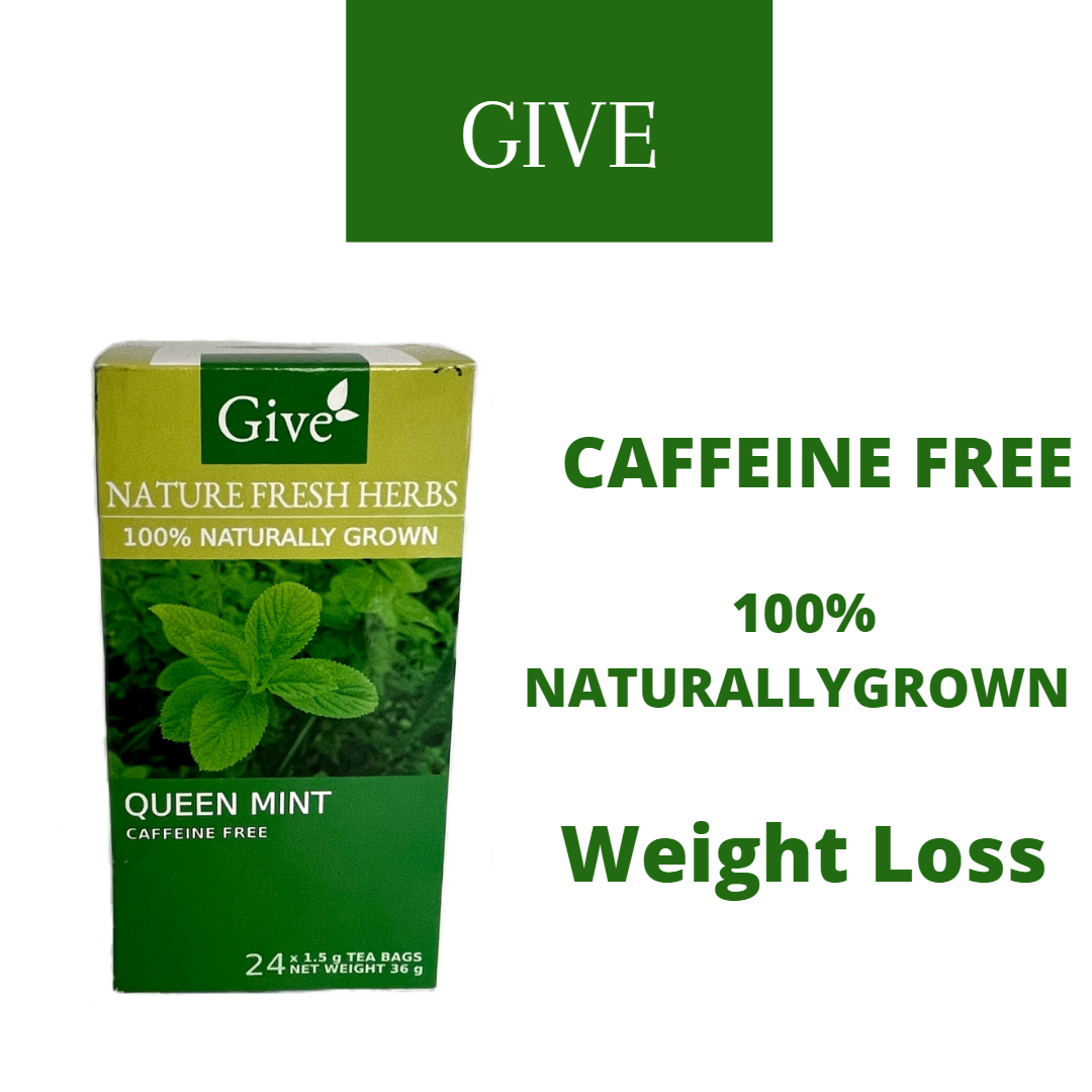 100% Naturally Grown Teas by Give