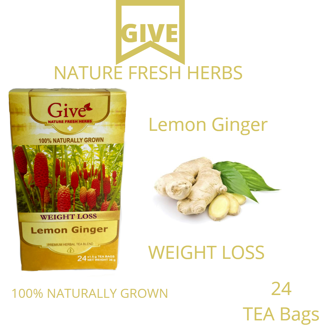 100% Naturally Grown Teas by Give