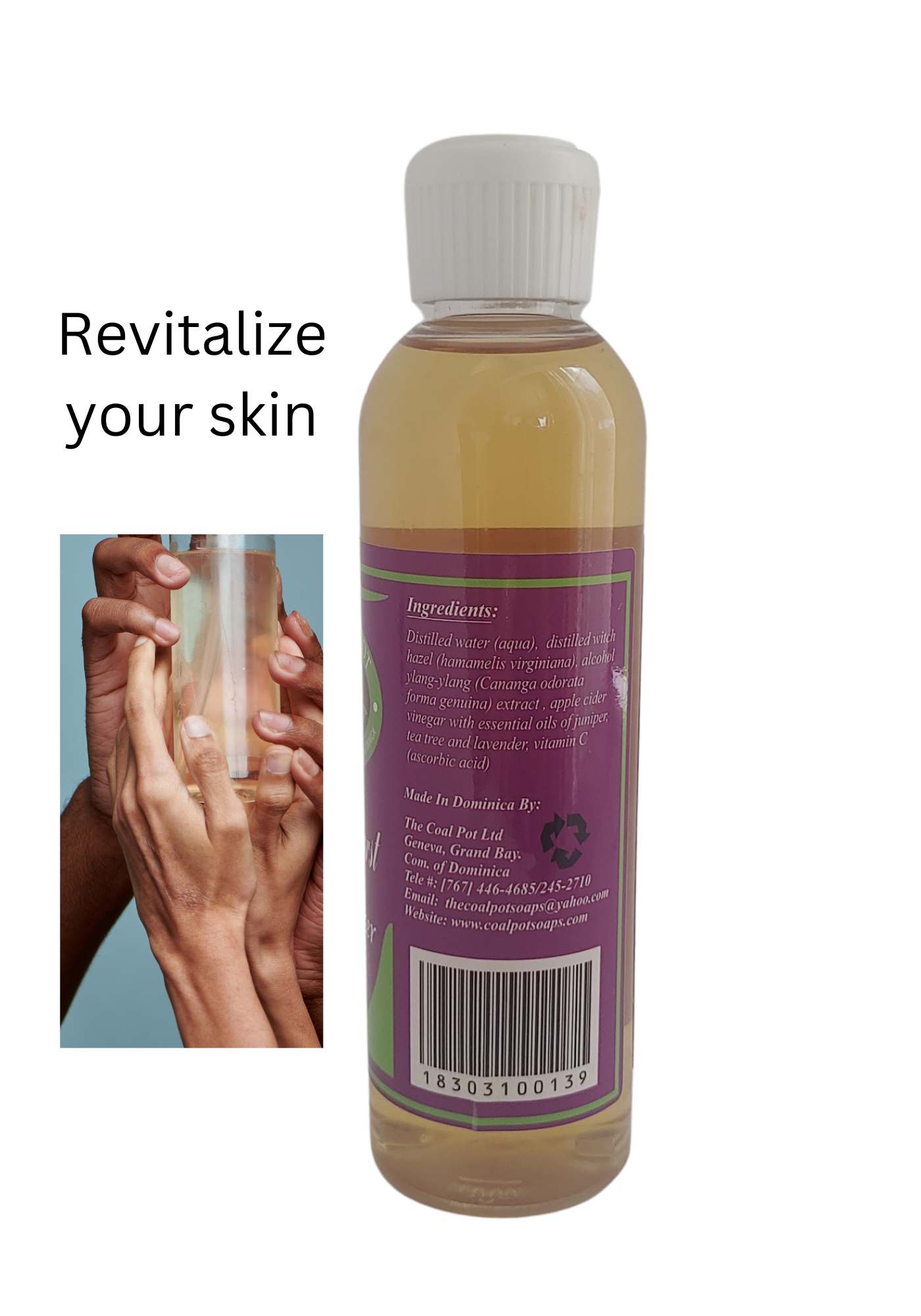 Morning Burst Facial Toner/Coal Pot