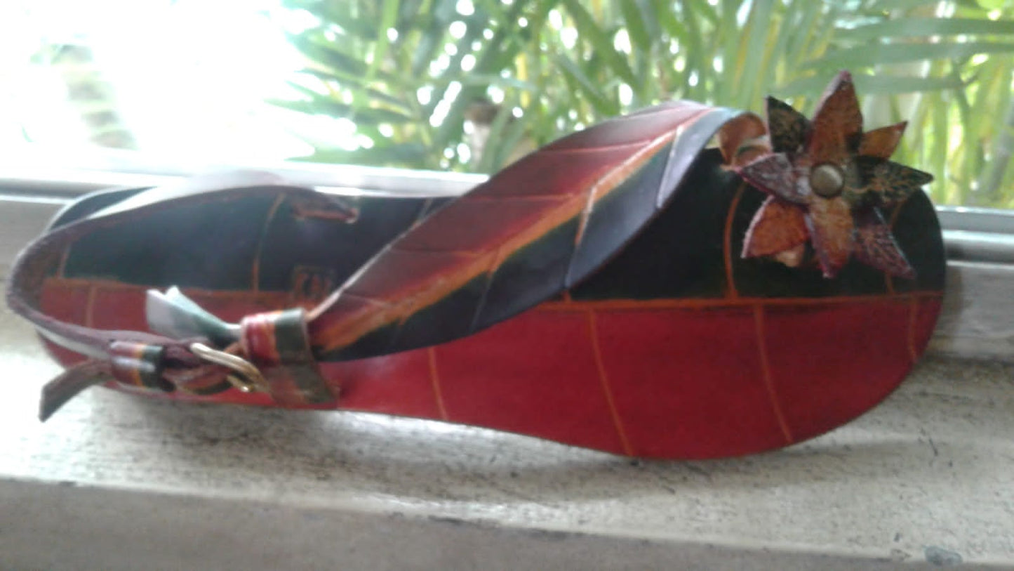 Handmade 100% Leather Sandals/Shoes freeshipping - Buydominicaonline.com