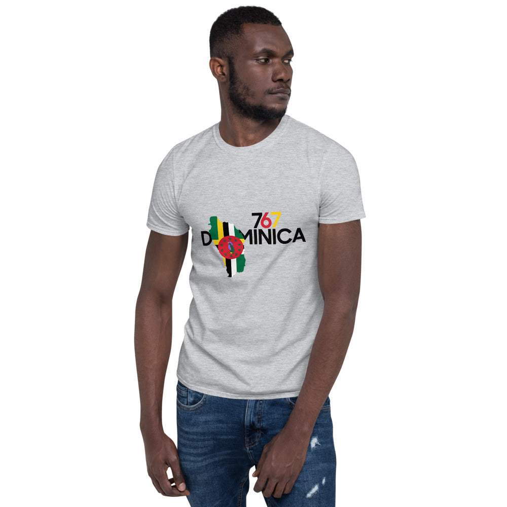 Dominica Inspired/Short-Sleeve Unisex T-Shirt/Print by Kervin George freeshipping - Buydominicaonline.com