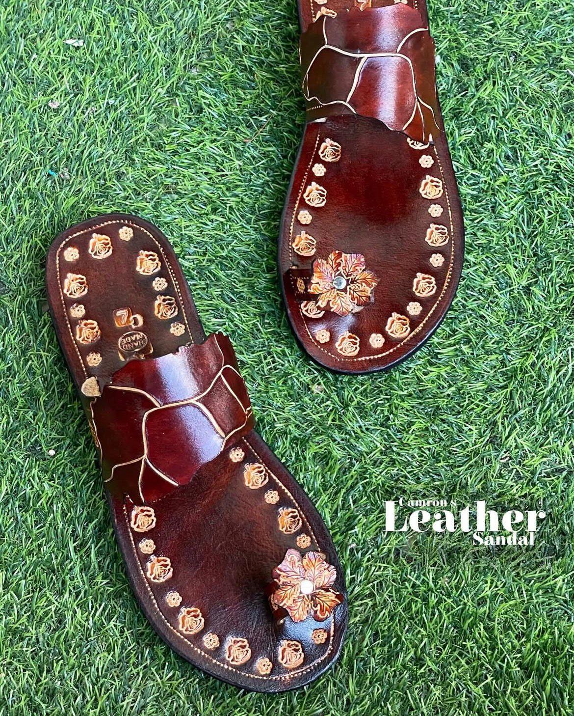 Camron's Sandals - 100% Handmade Women/Men/kids Leather Sandals / Order on Demand