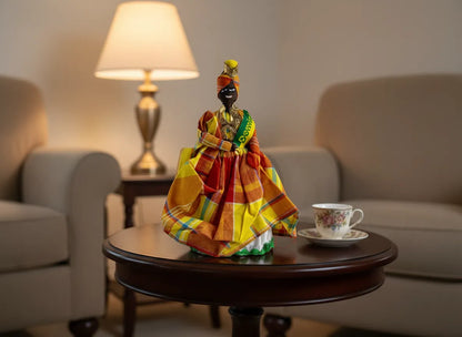 Dominica Cloth Dolls in Wob Dwiyet