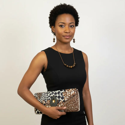 Necklace sets and Clutch/Rosemond's Creole Sewing Shop