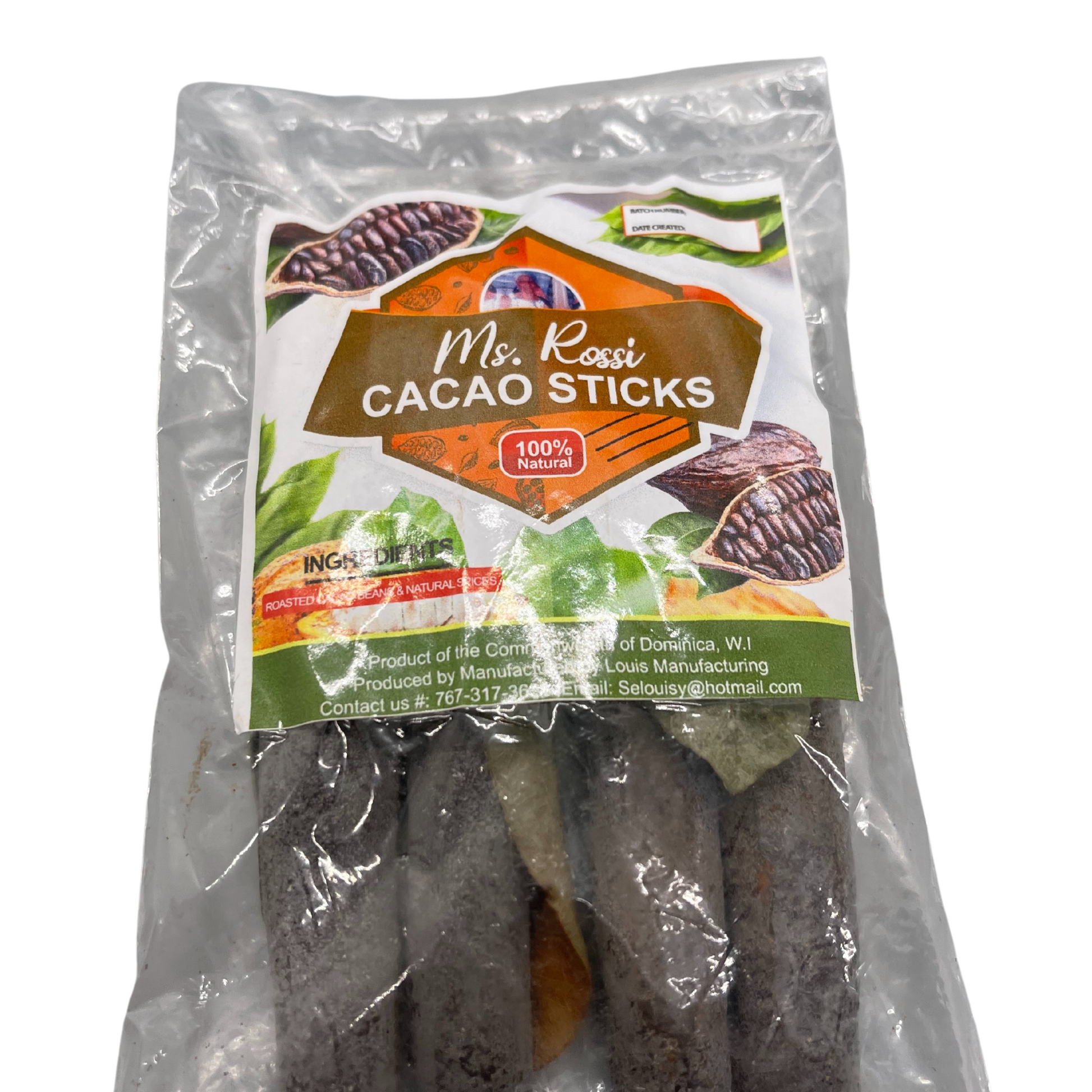 Ms. Rossi Cacao  Sticks  / Louis Manufacturing freeshipping - Buydominicaonline.com