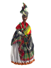 Dominica Cloth Dolls in Wob Dwiyet