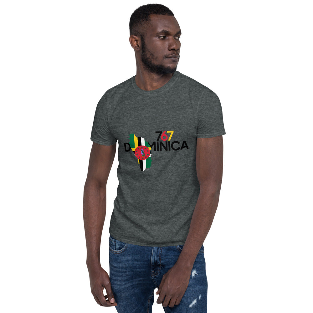 Dominica Inspired/Short-Sleeve Unisex T-Shirt/Print by Kervin George freeshipping - Buydominicaonline.com